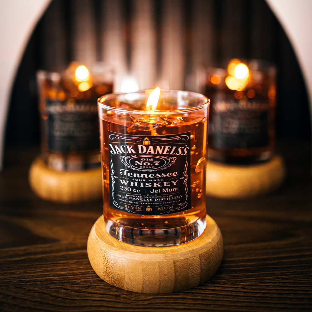 Jack Daniels Dekoratif Mum
