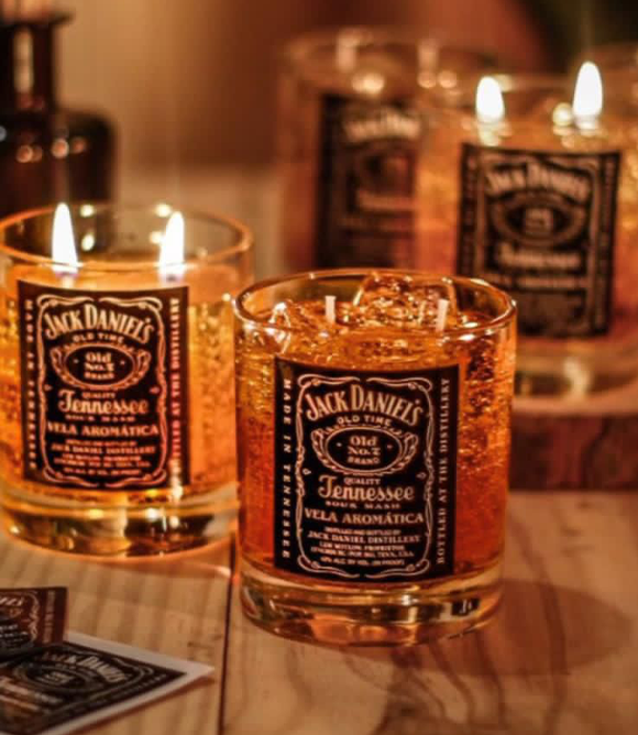Jack Daniels Dekoratif Mum